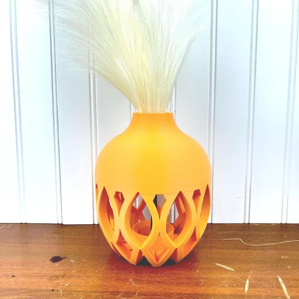 Modern Vase, The Kova Short Vase,Dried Flowers, Bookshelf Table Decor
